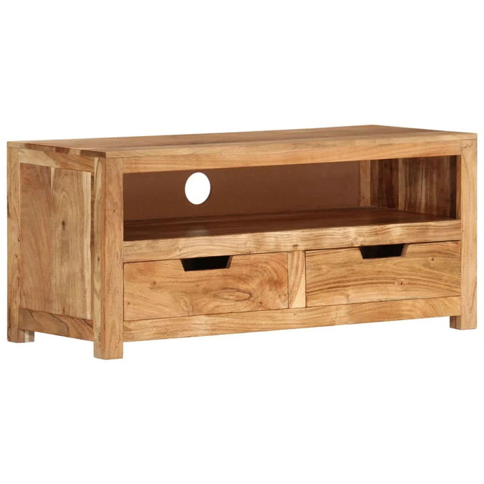 Comodă TV, 88x35x40 cm, lemn masiv de acacia - WALTI WALTI