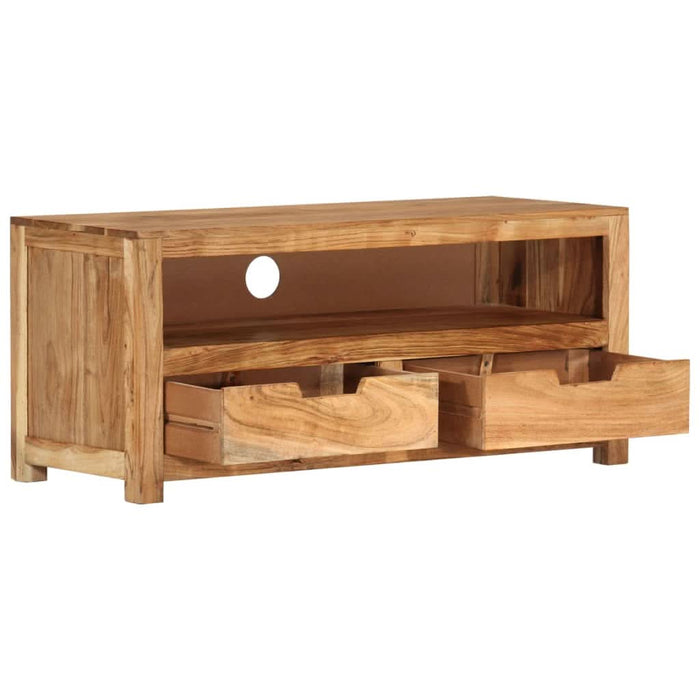 Comodă TV, 88x35x40 cm, lemn masiv de acacia - WALTI WALTI