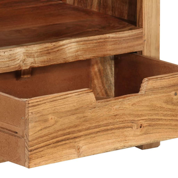 Comodă TV, 88x35x40 cm, lemn masiv de acacia - WALTI WALTI