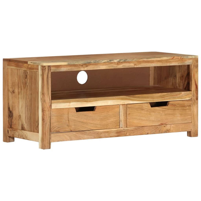 Comodă TV, 88x35x40 cm, lemn masiv de acacia - WALTI WALTI