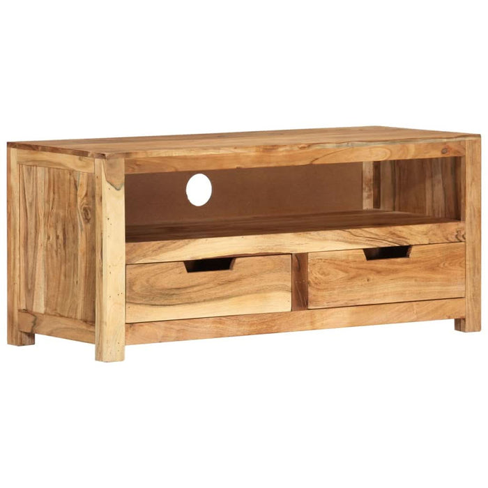 Comodă TV, 88x35x40 cm, lemn masiv de acacia - WALTI WALTI