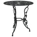 Set mobilier bistro, 3 piese, negru, aluminiu turnat - WALTI WALTI