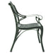 Bancă de grădină, verde, 102 cm, aluminiu turnat - WALTI WALTI