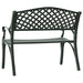 Bancă de grădină, verde, 102 cm, aluminiu turnat - WALTI WALTI