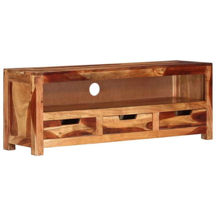 Comodă TV, 110x30x40 cm, lemn masiv de acacia - WALTI WALTI