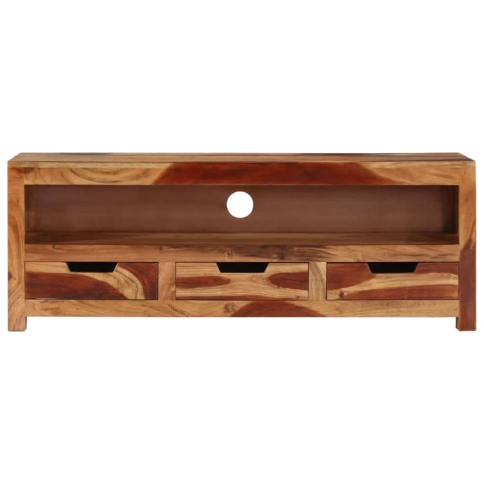 Comodă TV, 110x30x40 cm, lemn masiv de acacia - WALTI WALTI