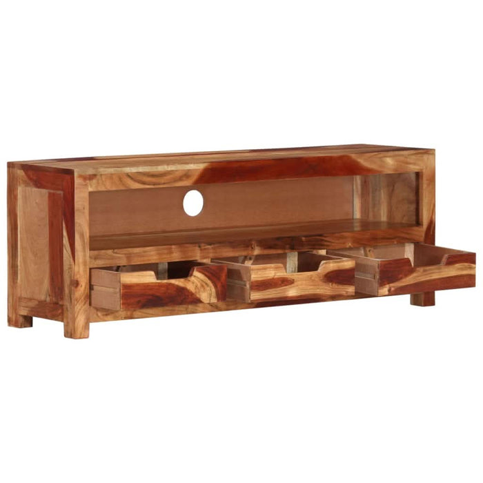 Comodă TV, 110x30x40 cm, lemn masiv de acacia - WALTI WALTI