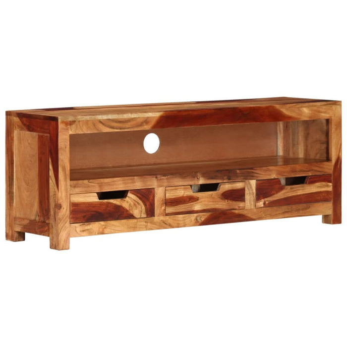 Comodă TV, 110x30x40 cm, lemn masiv de acacia - WALTI WALTI