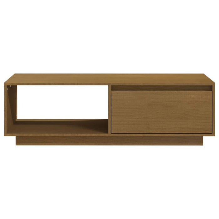 Măsuță de cafea, maro miere, 110x50x33,5 cm, lemn masiv pin - WALTI WALTI