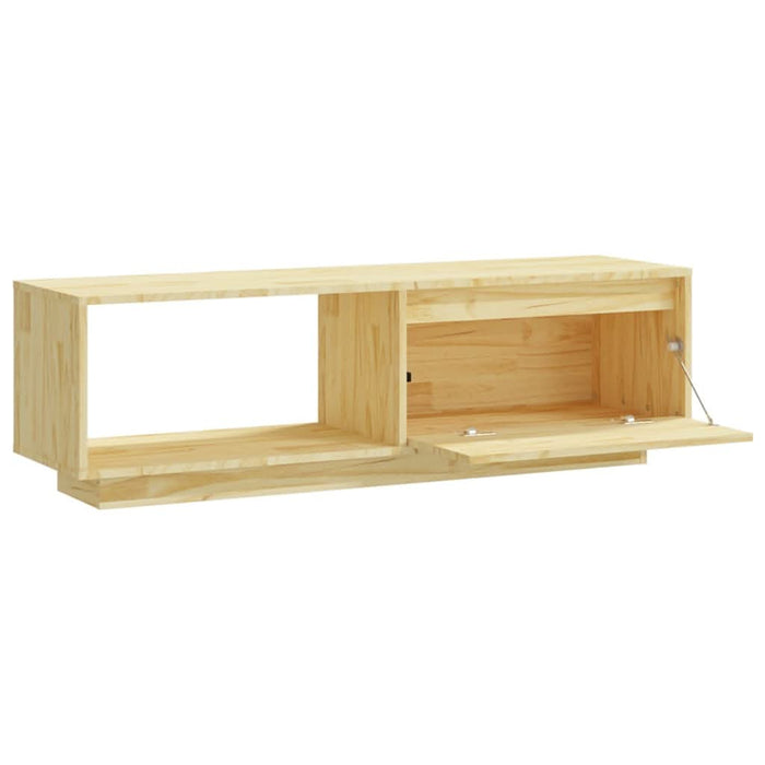 Comodă TV, 110x30x33,5 cm, lemn masiv de pin - WALTI WALTI