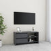Comodă TV, gri, 80x31x39 cm, lemn masiv de pin - WALTI WALTI