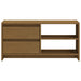 Comodă TV, maro miere, 80x31x39 cm, lemn masiv de pin - WALTI WALTI