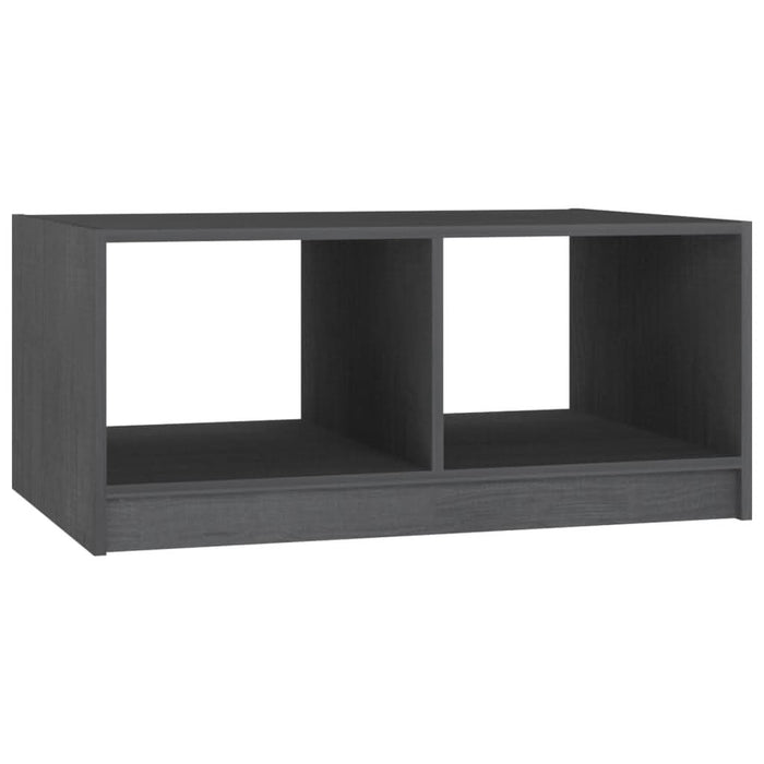 Măsuță de cafea, gri, 75x50x33,5 cm, lemn masiv de pin - WALTI WALTI