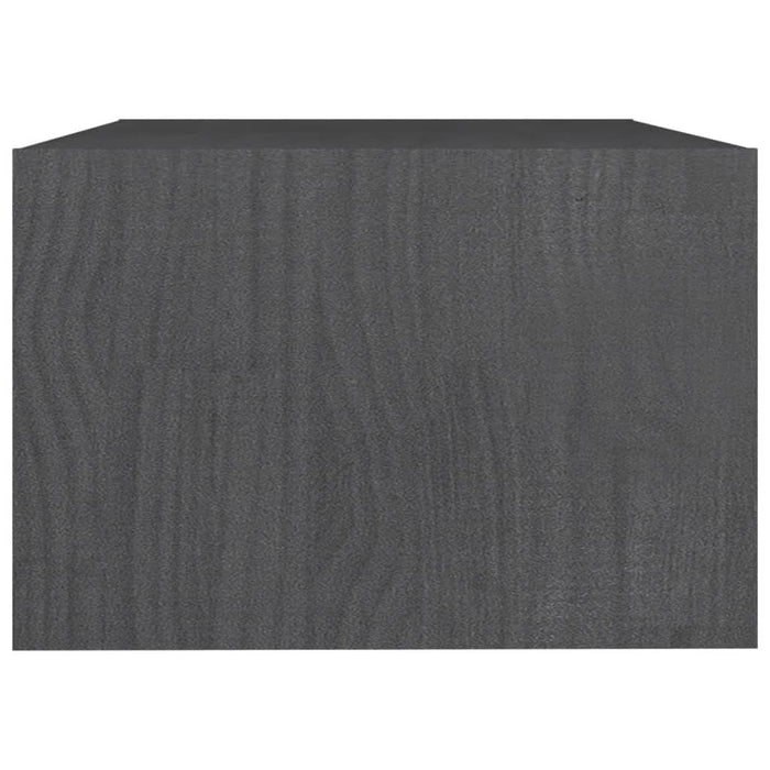 Măsuță de cafea, gri, 75x50x33,5 cm, lemn masiv de pin - WALTI WALTI