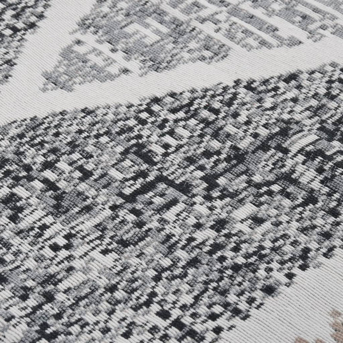 Covor, negru și gri, 120x180 cm, bumbac - WALTI WALTI