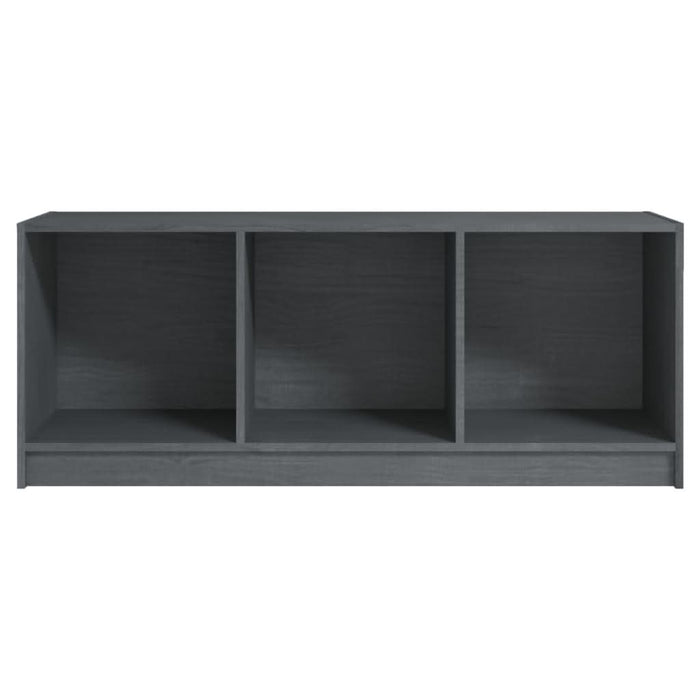 Comodă TV, gri, 104x33x41 cm, lemn masiv de pin - WALTI WALTI