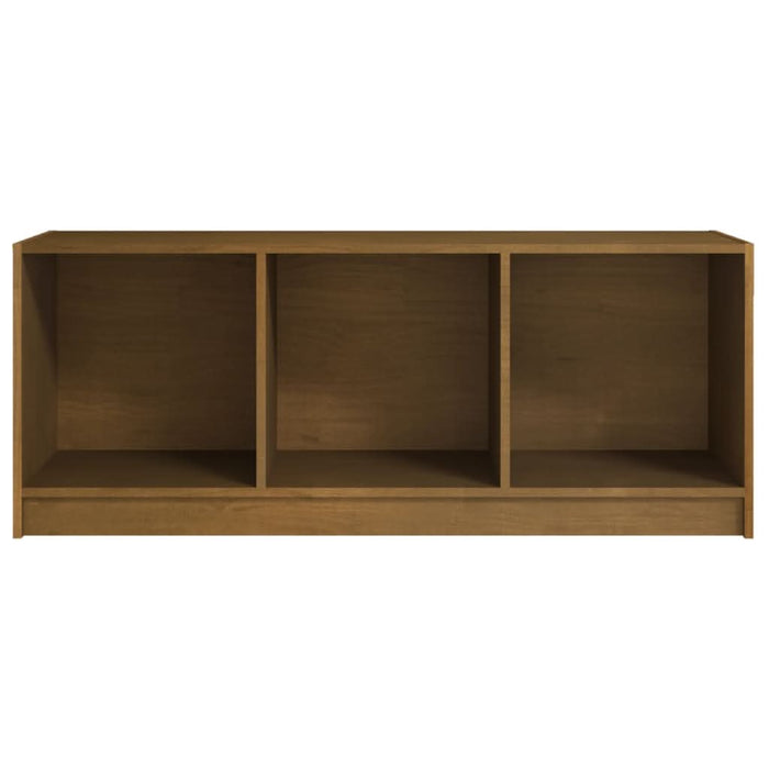 Comodă TV, maro miere, 104x33x41 cm, lemn masiv de pin - WALTI WALTI