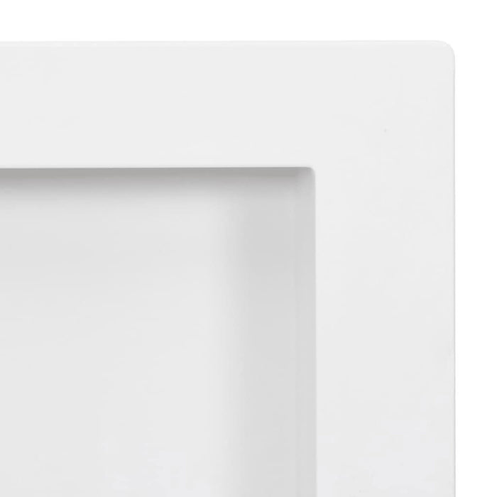 Nișă de duș, 3 compartimente, alb mat, 41x99x9 cm - WALTI WALTI