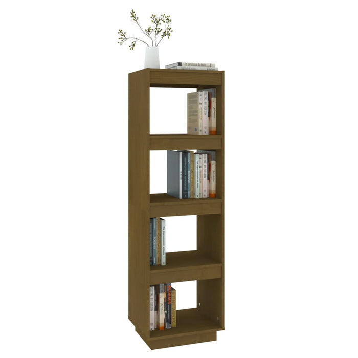 Bibliotecă/Separator cameră maro miere 40x35x135cm lemn pin - WALTI WALTI