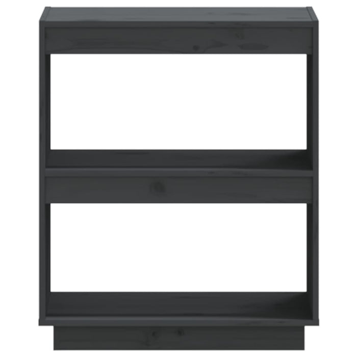 Bibliotecă, gri, 60x35x71 cm, lemn masiv de pin - WALTI WALTI