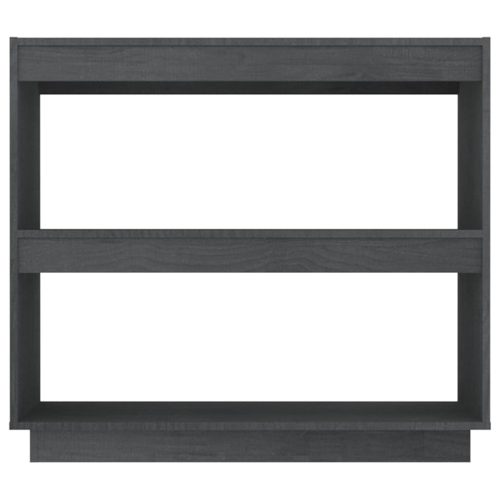 Bibliotecă, gri, 80x35x71 cm, lemn masiv de pin - WALTI WALTI