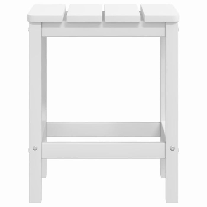 Masă Adirondack de grădină, alb, 38x38x46 cm, HDPE - WALTI WALTI