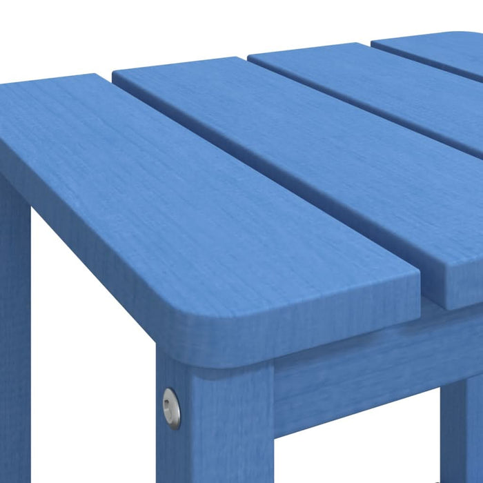 Masă Adirondack de grădină ,albastru aqua, 38x38x46 cm, HDPE - WALTI WALTI