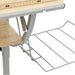Birou stejar sonoma & gri 110x53x(58-87) cm lemn prelucrat&oțel - WALTI WALTI
