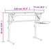Birou stejar sonoma & gri 110x53x(58-87) cm lemn prelucrat&oțel - WALTI WALTI