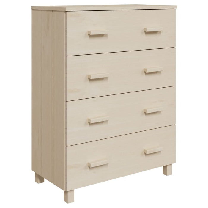 Servantă „HAMAR”, maro miere, 79x40x103,5 cm, lemn masiv de pin - WALTI WALTI