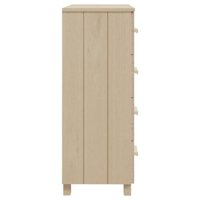 Servantă „HAMAR”, maro miere, 79x40x103,5 cm, lemn masiv de pin - WALTI WALTI