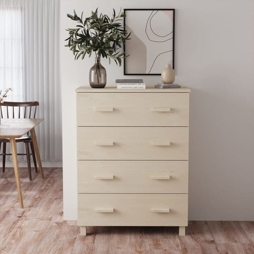 Servantă „HAMAR”, maro miere, 79x40x103,5 cm, lemn masiv de pin - WALTI WALTI