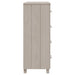 Servantă „HAMAR”, alb, 79x40x103,5 cm, lemn masiv de pin - WALTI WALTI