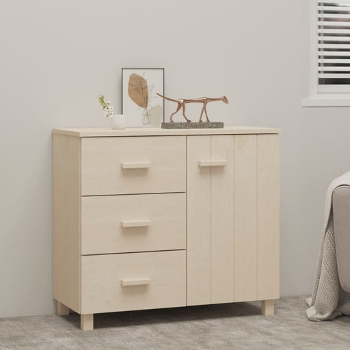Servantă „HAMAR”, maro miere, 90x40x80 cm, lemn masiv de pin - WALTI WALTI