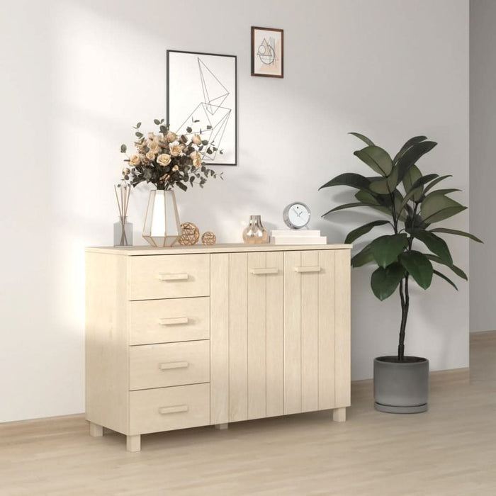 Servantă „HAMAR”, maro miere, 113x40x80 cm, lemn masiv de pin - WALTI WALTI