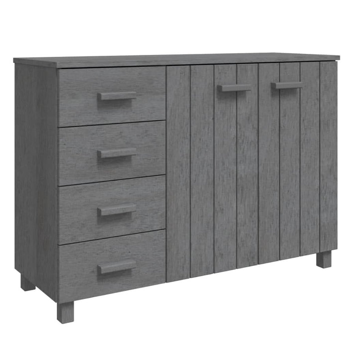 Servantă „HAMAR”, gri închis, 113x40x80 cm, lemn masiv pin - WALTI WALTI