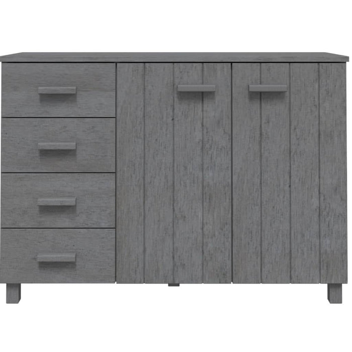 Servantă „HAMAR”, gri închis, 113x40x80 cm, lemn masiv pin - WALTI WALTI