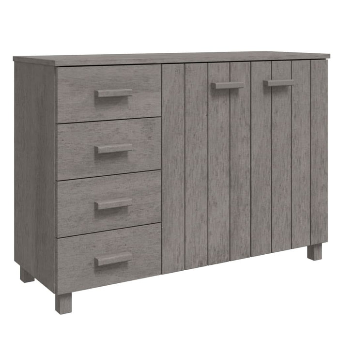 Servantă „HAMAR”, gri deschis, 113x40x80 cm, lemn masiv pin - WALTI WALTI