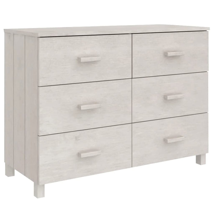Servantă „HAMAR”, alb, 113x40x80 cm, lemn masiv de pin - WALTI WALTI