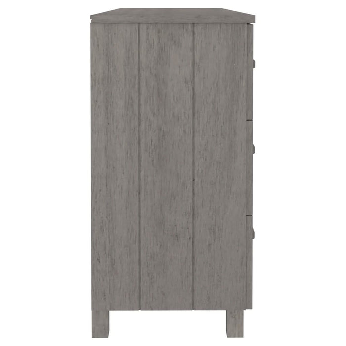 Servantă „HAMAR”, gri deschis, 113x40x80 cm, lemn masiv pin - WALTI WALTI