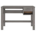 Birou „HAMAR”, gri deschis, 110x40x75 cm, lemn masiv de pin - WALTI WALTI