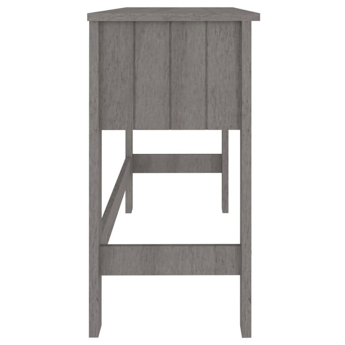 Birou „HAMAR”, gri deschis, 110x40x75 cm, lemn masiv de pin - WALTI WALTI