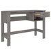 Birou „HAMAR”, gri deschis, 110x40x75 cm, lemn masiv de pin - WALTI WALTI