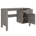 Birou „HAMAR”, gri deschis, 113x50x75 cm, lemn masiv de pin - WALTI WALTI
