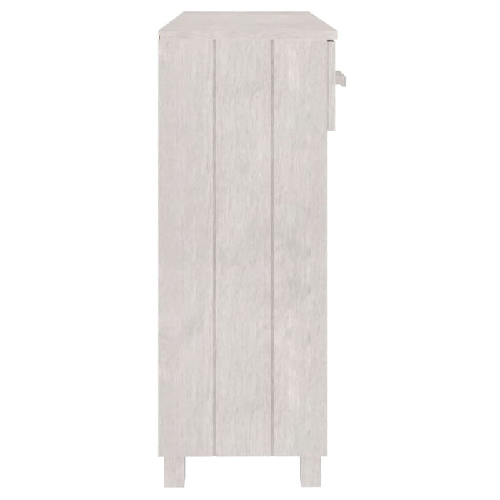 Masă de cafea „HAMAR”, alb, 90x35x90 cm, lemn masiv de pin - WALTI WALTI