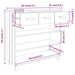 Masă consolă „HAMAR”, gri închis, 90x35x90 cm, lemn masiv pin - WALTI WALTI