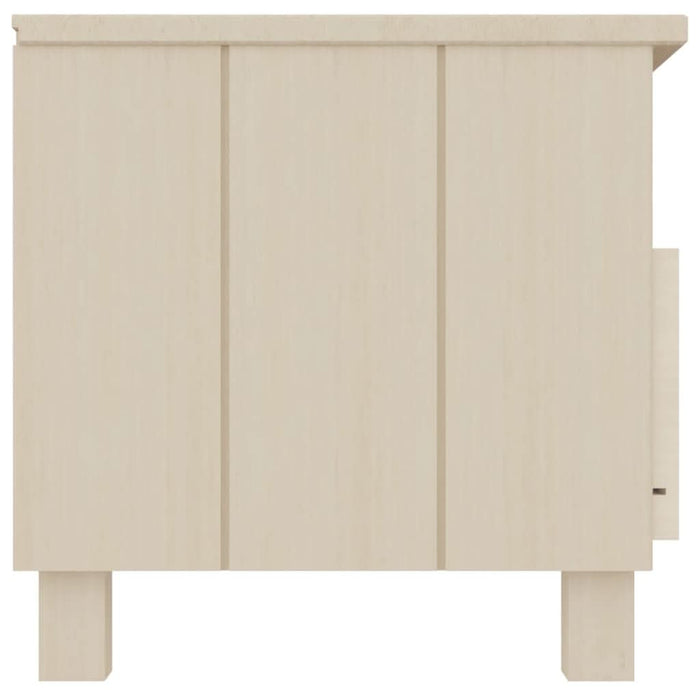 Dulap TV „HAMAR”, maro miere, 106x40x40 cm, lemn masiv de pin - WALTI WALTI