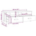 Dulap TV „HAMAR”, alb, 106x40x40 cm, lemn masiv de pin - WALTI WALTI
