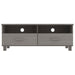 Dulap TV „HAMAR”, gri deschis, 106x40x40 cm, lemn masiv de pin - WALTI WALTI