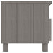 Dulap TV „HAMAR”, gri deschis, 106x40x40 cm, lemn masiv de pin - WALTI WALTI
